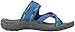 Skechers Women's Reggae-Brush Strokes Toe Ring Sandal, Blue/Green, 7 M US