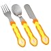 Vital Baby Stainless Steel Cutlery Set (Orange)