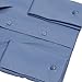 Mens Modena Solid Cadet Blue French Cuff Dress Shirt