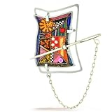 Cat and Crazy Quilt Pin from the Artazia Collection #252CT GP