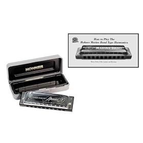 Hohner 560/20 Special 20 Marine Band Harmonica, w/ FREE Book, Key of Bb