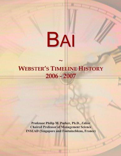 Bai: Webster's Timeline History, 2006 - 2007