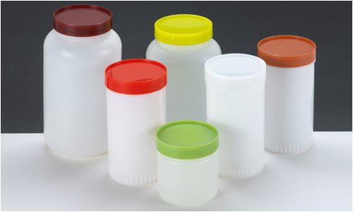 Paderno World Cuisine 1,2-Quart Plastic Storage Canister, Yellow Cap