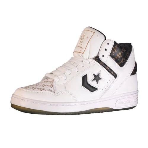 Converse Athletic Basketball BB White Hi Top Leather Wide Width Shoes 1u041