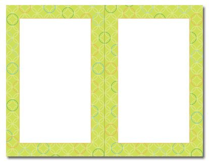 (Price/Pack)Masterpiece Studios 918839 Concentric Circles 2 Up Invitation