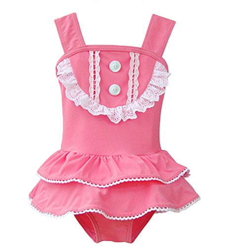 Cute Baby Girl Swimwear Bikini Bathing Suits With Hat