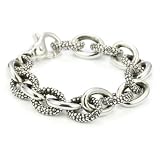 Zina Sterling Silver Combination Link Bracelet