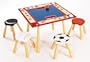 Little Champion Sports Table & Four Stool Set