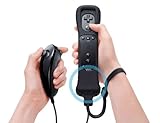 Official Nintendo Black Wii Remote Controller with MotionPlus and Black Wii ....