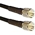 Ham and CB Radio PL-259 UHF Male RG-213 Coaxial Jumper | MIL-C-17/163A RG-213/U PL259 Low-loss Double Shielded Coax Cable (50 ft US Made RG-213 coax)