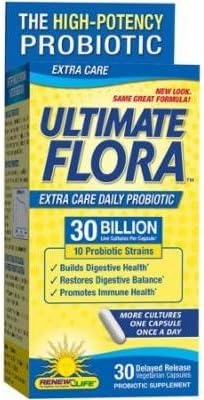 Ultimate Flora Extra Care Probiotic Veggie Capsules 30 ea