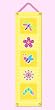 Flowerland Canvas Growth Chart by Olive Kids
