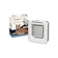 Pet Mate Elite Radio Frequency Selective Cat Flap White 16.6x19.2cm