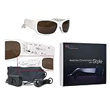 Tri Specs Bluetooth MP3 Sunglasses - Wireless Cell Phone Connection and Prescription Compatable, Black