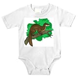 Onesie with tree, mongoose, rodent, perched, limb, animal
