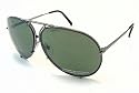 Porsche Design P8478 Matt Grey Frame/Green + Set Of Dark Orange Lenses Lens Titanium Sunglasses, 69mm