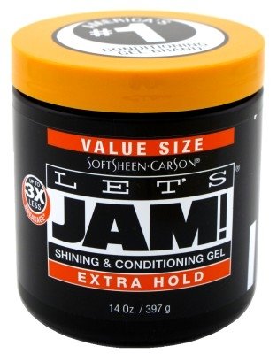 Lets Jam Shining & Conditioning Gel 14oz X-Hold Jar