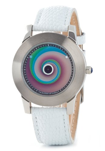 Rainbow e-motion of color Unisex-Armbanduhr Elegancia vertigo Analog Leder El47A-B-WL-ve Preisvergleich