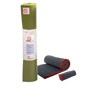 Manduka Hot Yoga Package (Olive/Thunder)
