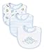 SpaSilk Baby-boys Newborn 3 Pack Dino Teething Bib
