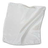Thai Silks!, China Silk Pocket Square, 11 X 11, 8mm, White Reviews