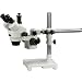AmScope BOOM STAND ZOOM TRINOCULAR STEREO MICROSCOPE 3.5X-90X