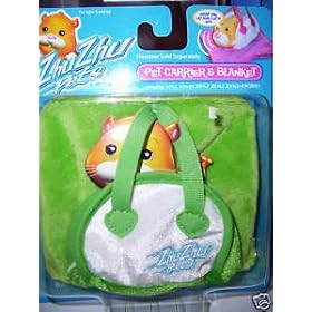 Zhu Zhu Pets Pet Carrier & Blanket-Green