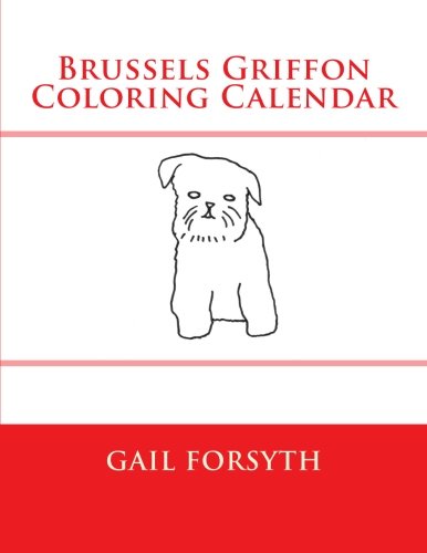 Brussels Griffon Coloring Calendar