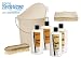 Teak Pflege Set von Yachticon inkl. Bürste, Putztuch & Eimer bestehend aus Teak Super Reiniger Teak Brightner 2 x Teak Öl Golden Classic (2 Liter total) Teakdeck, Teakmöbel - Teak Care Set