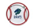 Charlotte Knights Neon Baseball