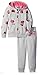 Hello Kitty Girls' Active Set with Pink Alllover Sparkle Glitter Print