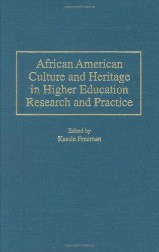 African American Culture and Heritage in Higher Education Research and Practice (Series on Applied Mathematics; 11)