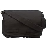Black Heavyweight Classic Messenger Bag