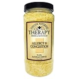 Village Naturals Therapy Allergy and Congestion Mineral Bath Soak 20 oz