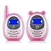 Floureon BM156 2.4GHz Wireless Sound Activated Digital Audio Baby Monitor with 1 Parent Unit- Up to 300M Range (Pink)