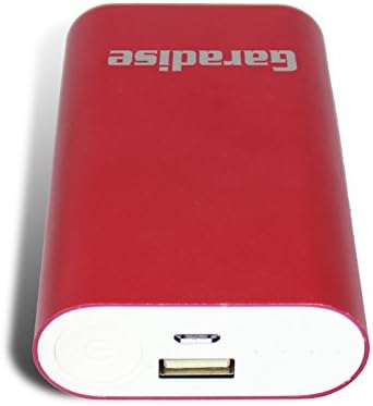 Garadise Compact I 5200mah External Battery Portable Charger Power Bank with Ics Technology Fast Charging for iPhone 6 + 5/5S 4/4S, iPad, Smartphone, and Tablets (Rose Red)