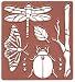 Spellbinders 4-Inch by 4-1/4-Inch Cutting and Embossiing Dies, Bugs