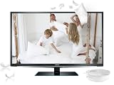 Toshiba 40TL868G 102 cm (40 Zoll) 3D LED-Backlight-Fernseher, Energieeffizienzklasse A (Full-HD, 200Hz AMR, DVB-T/-C/-S, CI+, HBBTV) schwarz