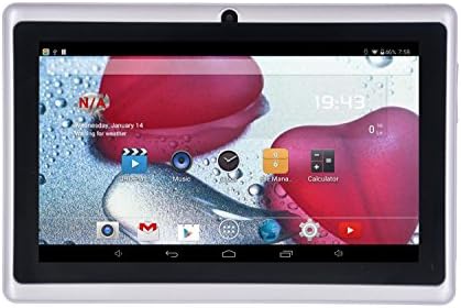 MyFunTab 7-inch Android 4.4.2 Bluetooth WiFi HD 1024*600 Quad Core Tablet PC (4GB White)