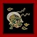 【歌舞伎シリーズ】 金蒔絵シール◇風神◆デコ電シール