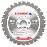 41N Xa63wbL. SL160  Lenox Tools 21876ST538030CT Metal Cutting Circular Saw Blade, 5 3/8 Inch by 30 Teeth, Steel