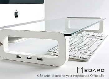 UBoard - USB Multiboard for your iMac (Build-in USB 2.0 Hub) - White