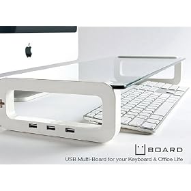 UBoard - USB Multiboard for your iMac (Build-in USB 2.0 Hub) - White by Pyramid Distribution