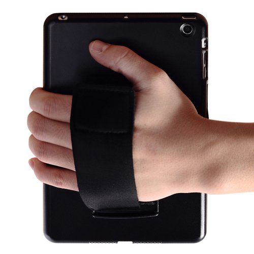 MiniSuit Snap Hard Case + Rotating Stand + Removable Hand Strap for iPad Mini
