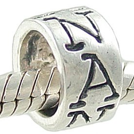 .925 Sterling Silver NANA Spacer Bead for European 