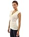 PattyBoutik Women's Mesh V Neck Empire Waist Top