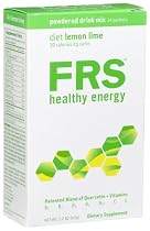 FRS Healthy Energy Powdered Drink Mix, Diet Lemon Lime, 14-Count Packets
