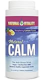 Natural Vitality Natural Calm Magnesium Anti Stress, Organic, Raspberry Lemon, 16 oz