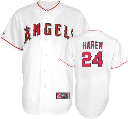 Brian Fuentes Jersey: Adult 2010 Majestic Home White Replica #40 Los Angeles Angels of Anaheim Jersey