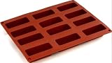 World Cuisine Non-Stick Silicone Mold, Rectangular (12)